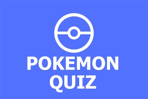 pokemon raten|Pokemon Quiz – Jetzt Online dein Wissen testen